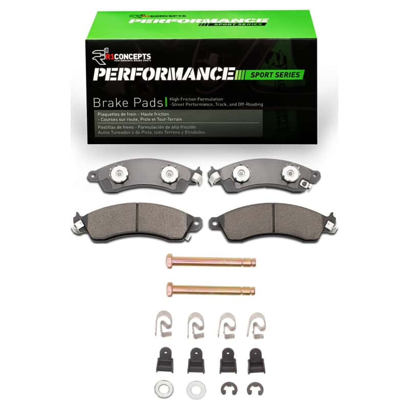 R1 Concepts — R1 1985-2004 Chevrolet Corvette Front R1 Performance Sport Pads & Hardware Kit
R1 Performance Sport - view 1
