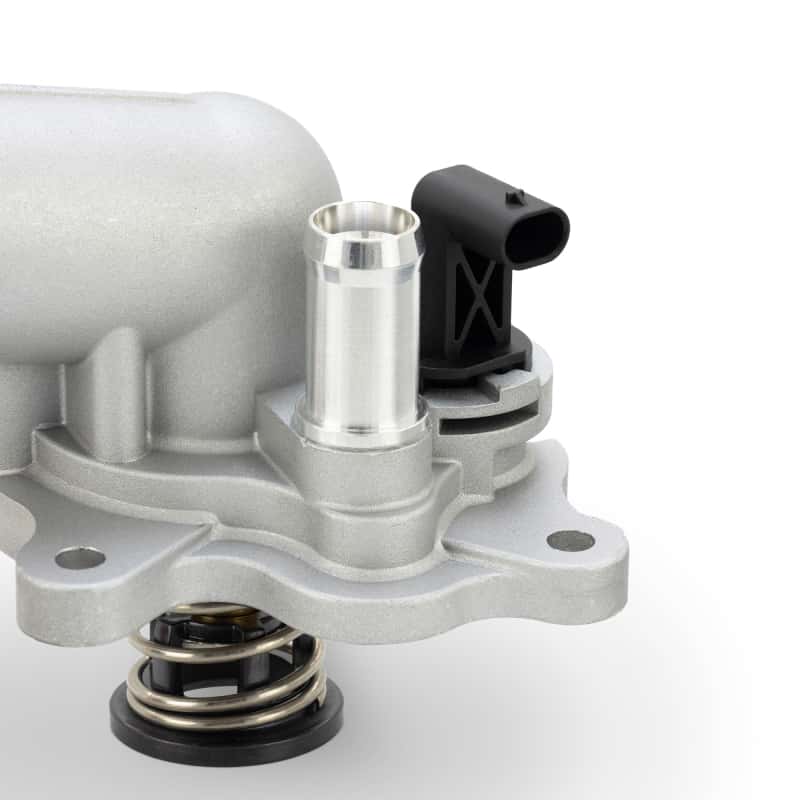 Mishimoto — Mishimoto 2018+ Jeep Wrangler JL / 2020+ Gladiator (3.6L) Thermostat w/ Aluminum Housing - 90C
Thermostat - view 4