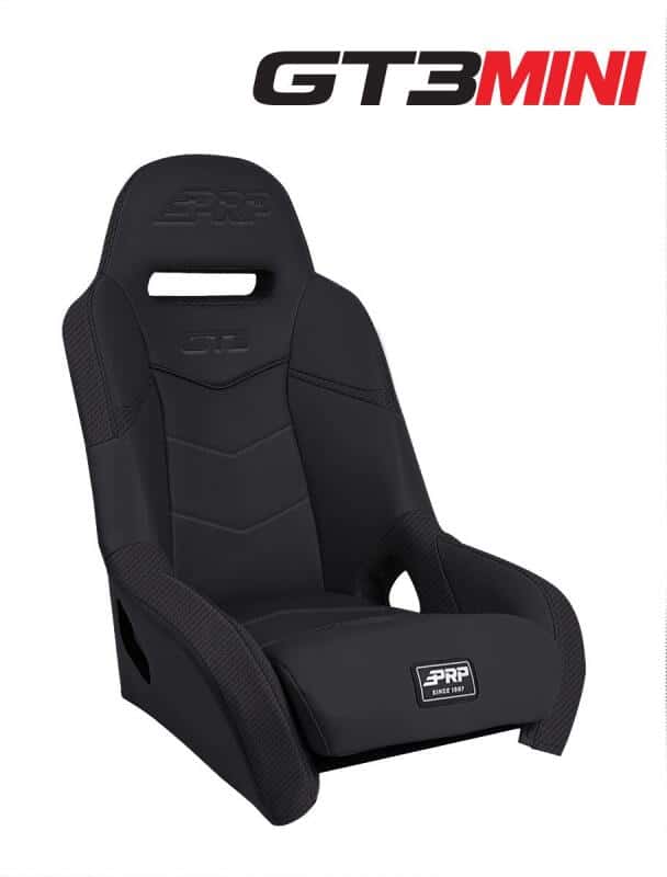 PRP Seats — PRP GT3 Mini Suspension Seat - Black/Black - view 1