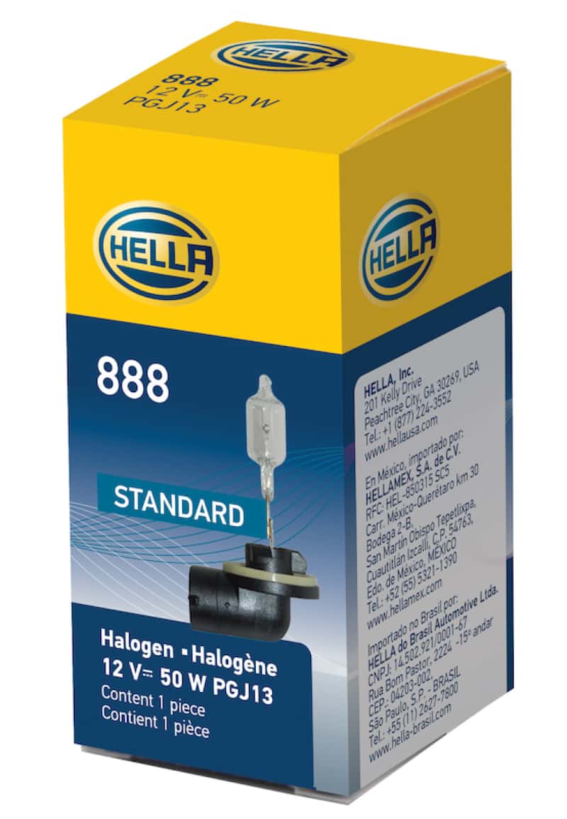 Hella — Hella Bulb 888 12V 50W PGJ13 T3.25
888 Halogen Bulb - view 5