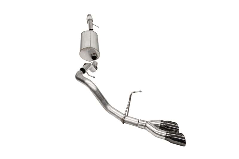 CORSA Performance — Corsa 2021-25 Chevrolet Tahoe 4DR 5.3L 4WD Single Side 3in Sport Cat-Back 4in DW Round Black PVD Tip
Exhaust - view 2