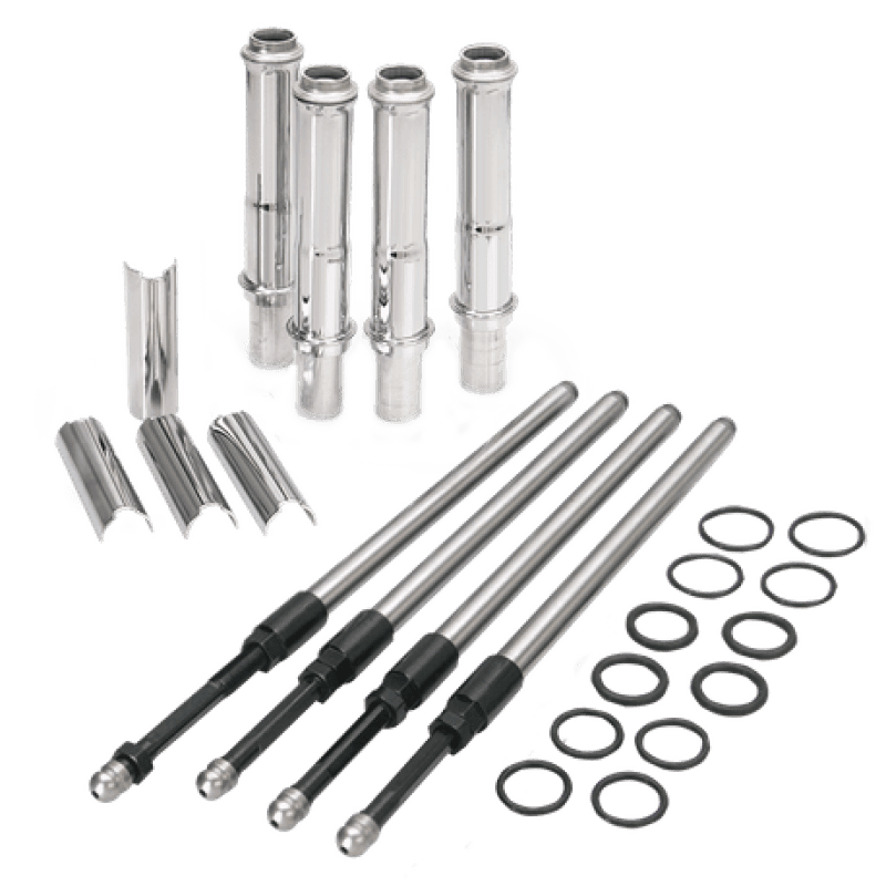 S&S Cycle — S&S Cycle 1999+ BT Stock Engine Height w/ 4.937in Length Cylinders Adjustable Pushrod Set - view 2