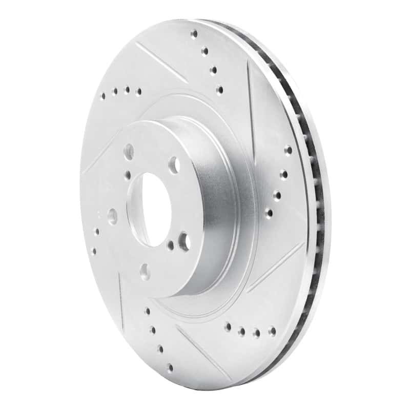 R1 Concepts — R1 04-25 Scion FR-S Front Right Drilled & Slotted Silver Brake Rotor
R1 Brake Rotor Drill - view 2