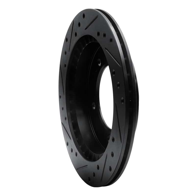 R1 Concepts — R1 91-98 Chevrolet Tracker Front Right Drilled & Slotted Black Brake Rotor
R1 Brake Rotor Drill - view 4