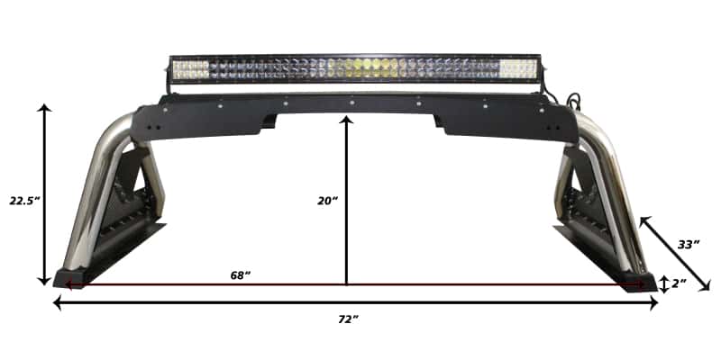 Go Rhino — Go Rhino 07-20 Toyota Tundra Sport Bar 2.0 (Full Size) - Tex Blk
Sport Bar 2.0 - view 4