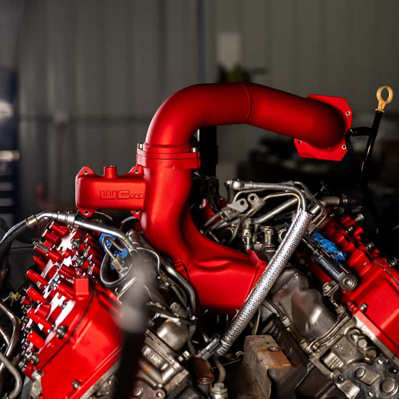 Wehrli — Wehrli 11-16 Chevrolet 6.6L LML Duramax High Flow Y-Bridge Kit - Bengal Blue
11-16 LML YBridge-BB - view 9