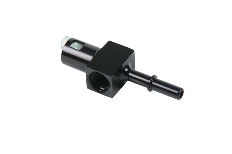 Aeromotive — Aeromotive 5/16in Quick Connect with AN-06 port and 1/8in gauge port
Fitting - view 8