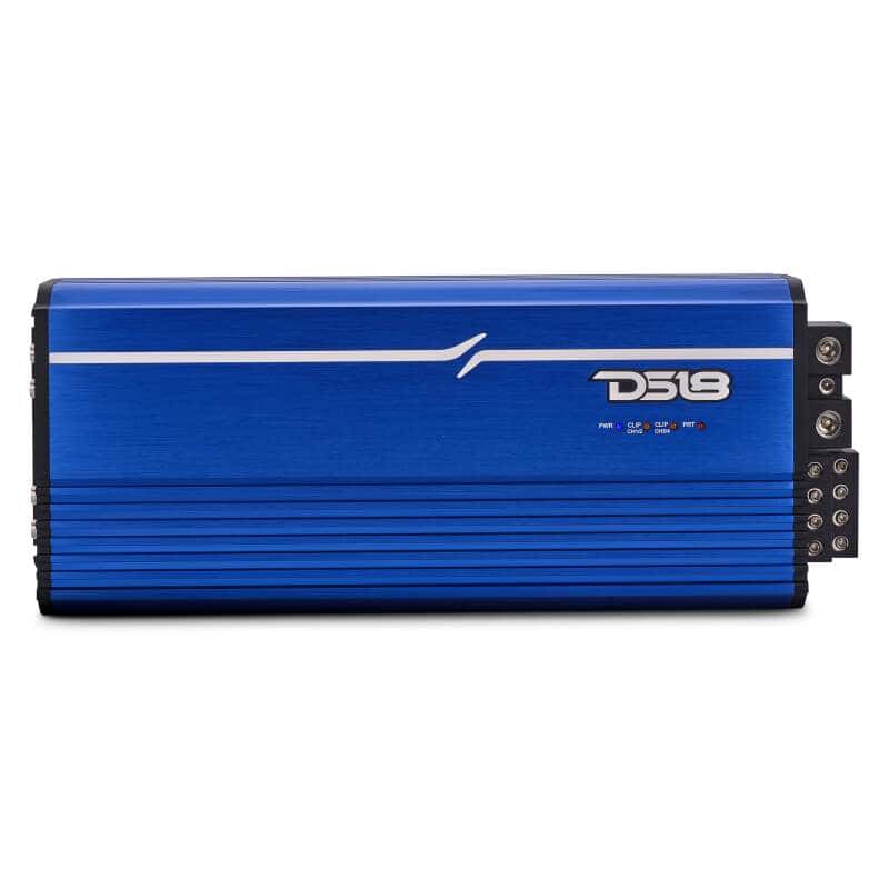 DS18 — DS18 4-Channel Class-D Amp Stereo Full-Range 4 x 400 W RMS at4 ohm- Blue - view 5