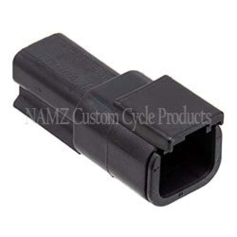 NAMZ — NAMZ Deutsch DTM 2-Position Receptacle w/2 Stamped Terminals & Wedgelock - Black (HD 74102-98BK) - view 2