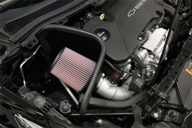 K&N Engineering — K&N 17-18 Chevy Cruze 1.4L Turbo Silver Typhoon Short Ram Intake
Performance Air Inta
Air Intake System - view 5