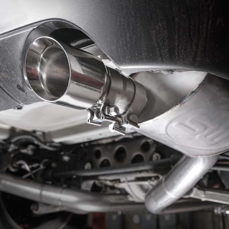 Stainless Works — Stainless Works 4in Double Wall Slash-Cut Polished Tip Kit - view 5