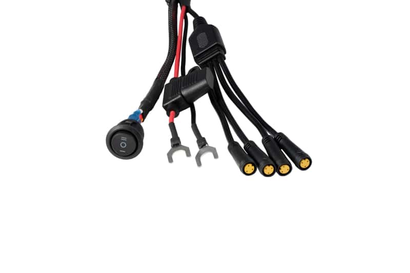 Diode Dynamics — Diode Dynamics Stage Series Rock Light Single Color M8 3-Pin Wiring Harness - view 2