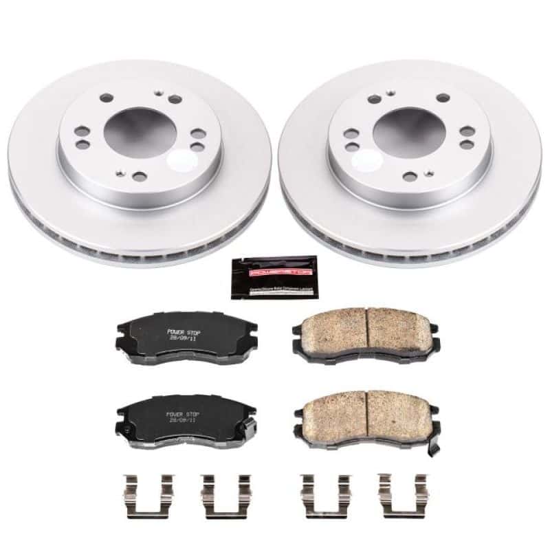 PowerStop — Power Stop 95-05 Chrysler Sebring Front Z17 Evolution Geomet Coated Brake Kit - view 1