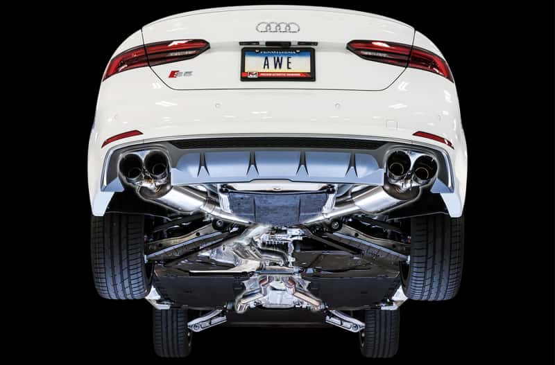 AWE Tuning — AWE Tuning Audi B9 S5 Sportback Touring Edition Exhaust - Non-Resonated (Black 102mm Tips)
Touring Exhaust - view 6