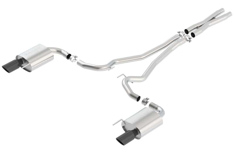 Borla — Borla S-Type Cat-Back 15-17 Ford Mustang GT 5.0L V8 MT/AT 2.5in pipe 4in tip (Black Chrome)
Cat-Back System
ExhstSysKt - view 4