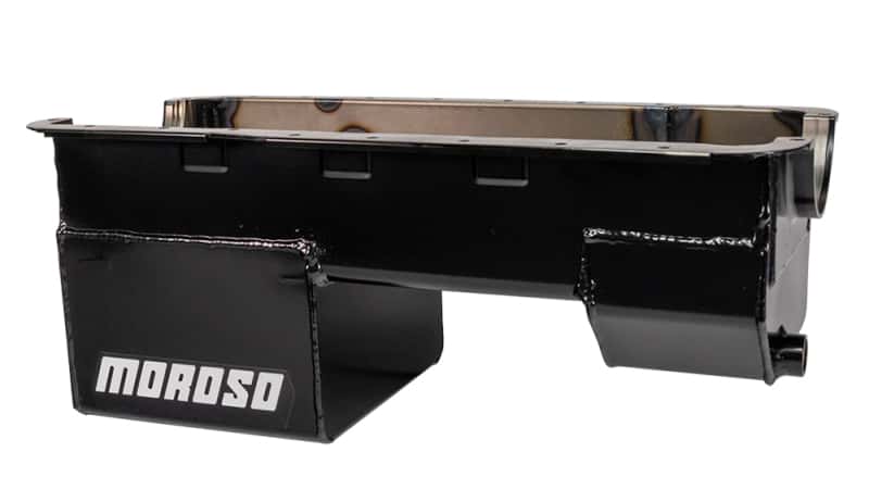 Moroso — Moroso Ford 351W (w/Rear Sump & Billet End Seals) Extra Deep Wet Sump 7qt 9in Steel Oil Pan - view 2