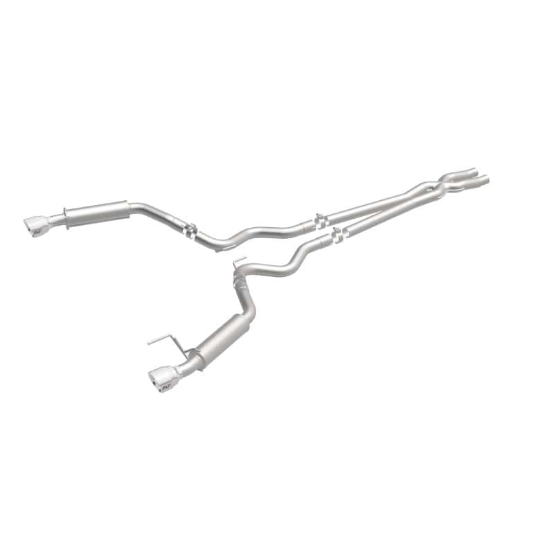 Magnaflow — MagnaFlow Cat Back, SS, 2.5in, Competition, Dual Split Polished 4.5in Tips 2015 Ford Mustang V6 3.7L
Cat-Back - view 5
