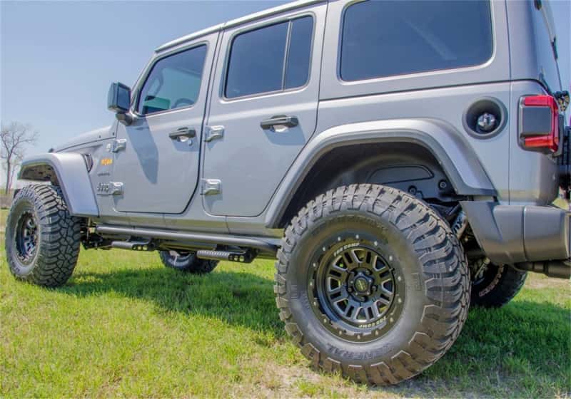 N-Fab — N-Fab RKR Rails 2018 Jeep Wrangler JL 4 Door Dab Length - Gloss Black - 1.75in
RKRStp 18-24 JL 4Dr - view 4