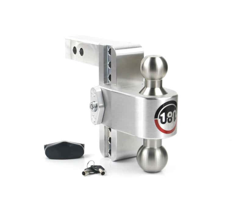 Weigh Safe — Weigh Safe 180 Hitch 6in Drop Hitch & 2in Shank (10K/12.5K GTWR) - Aluminum - view 1