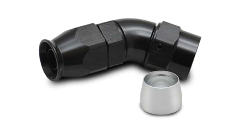 Vibrant — Vibrant -6AN 45 Degree Elbow Hose End Fitting for PTFE Lined Hose
-6AN45DegHoseEndPTFE
AN Fitting - view 1