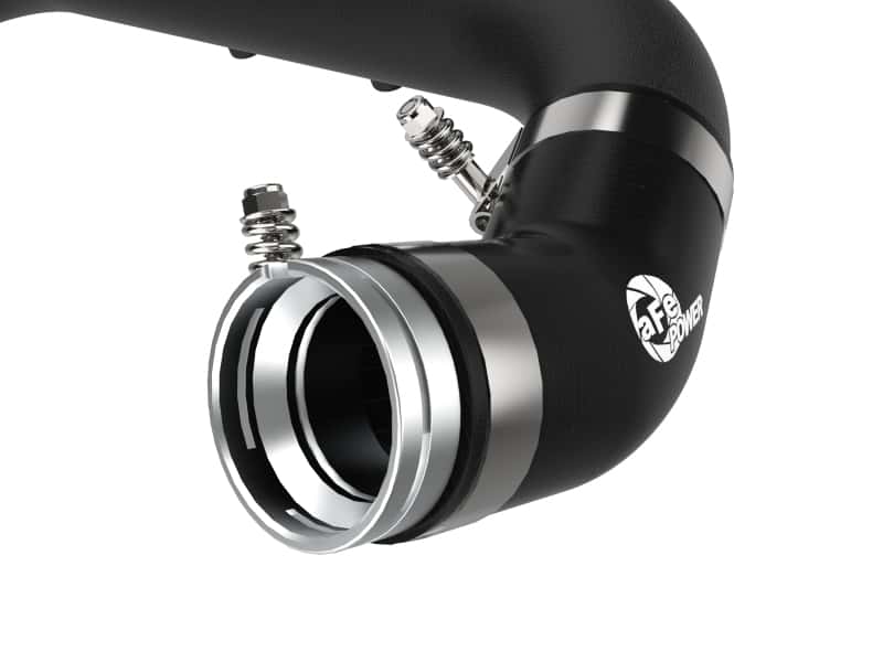 aFe — aFe BladeRunner Black 2-3/4in Aluminum Charge Pipe 2021 Toyota Supra GR (A90) I4-2.0L (t) B48
Hot Charge Pipe - view 6