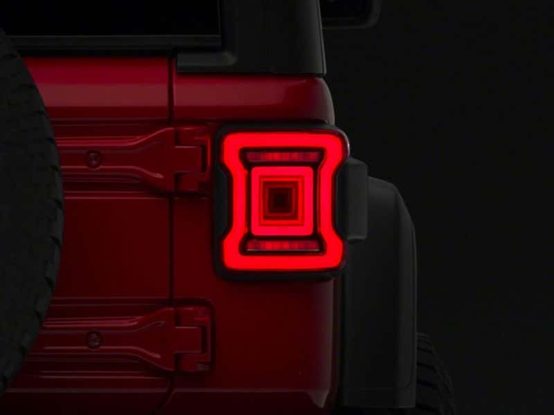 Raxiom — Raxiom 18-23 Jeep Wrangler JL Horizon LED Tail Lights- BlkHousing- Red Lens
Lights - view 11