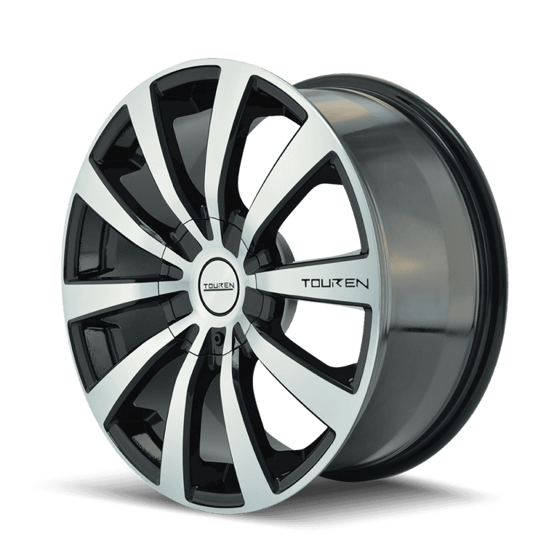 Touren — Touren 3130 TR3 18x8 / 5x114.3/120 BP / 20mm Offset / 74.1mm Hub Gloss Black Machined Wheel
TOUREN 3130 - view 2