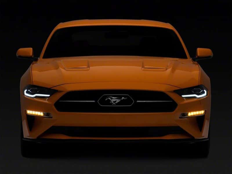 Raxiom — Raxiom 18-23 Ford Mustang GT EcoBoost LED Projector Headlights- Blk Housing (Clear Lens)
Headlights - view 7