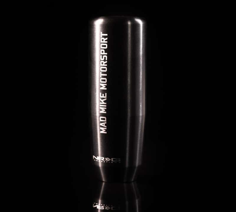 NRG — NRG Universal Shift Knob - Heavy Weight - Mad Mike Signature Short Shifter - Black Chrome - view 2
