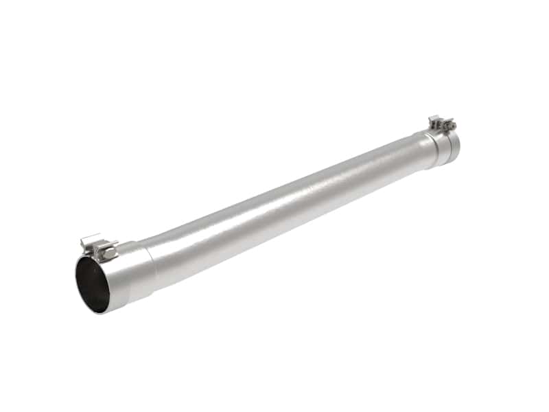aFe — aFe Apollo GT Series 3in 409 SS Muffler Delete Pipe 2019 GM Silverado/Sierra 1500 V8-6.2L
Muffler Delete Pipe - view 1