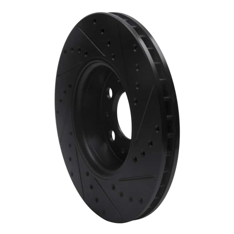 R1 Concepts — R1 99-09 Volvo XC70 Front Left Drilled & Slotted Black Brake Rotor
R1 Brake Rotor Drill - view 4