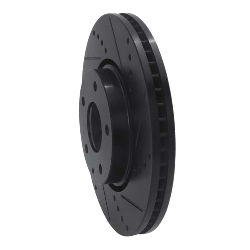 R1 Concepts — R1 16-25 Mazda 6 Front Right Drilled & Slotted Black Brake Rotor
R1 Brake Rotor Drill - view 2
