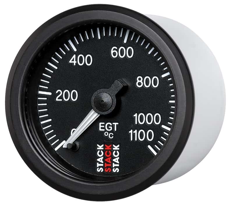 AutoMeter — Autometer Stack 52mm 0-1100 Deg C Pro Stepper Motor Exhaust Gas Temp Gauge - Black
Ga EGT Stpr B - view 2