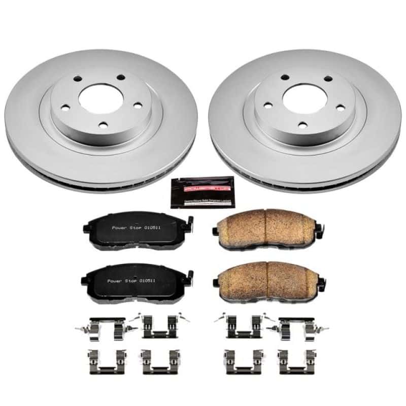 PowerStop — Power Stop 02-04 Infiniti I35 Front Z17 Evolution Geomet Coated Brake Kit - view 1