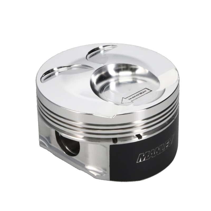 Manley Performance — Manley Ford 3.5L Ecoboost 3.652in Bore 1.239in 10.0:1 CR -0.5cc Dome Extreme Duty Piston Set
Piston Set - view 1