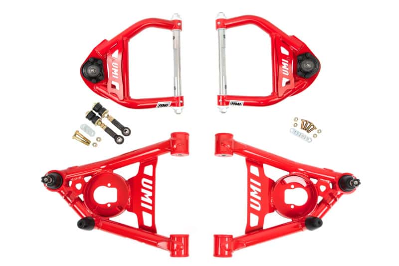 UMI Performance — UMI Performance 64-72 GM A-Body Front A-arm Kit 1/2in taller upper ball joints
Front Control Arms - view 1