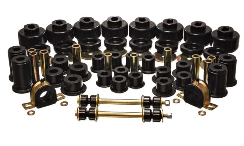Energy Suspension — Energy Suspension 99-06 Chevy C1500 New Body Style Silverado 2WD Black Hyper-flex Master Bushing Set
Master Bushing Kit - view 1