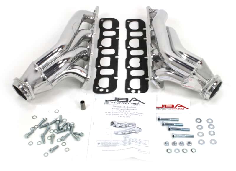 JBA — JBA 05-14 Chrysler 6.1/6.4L HEMI 1 7/8in Primary Silver Ctd Cat4Ward Header
Exhaust Header - view 1