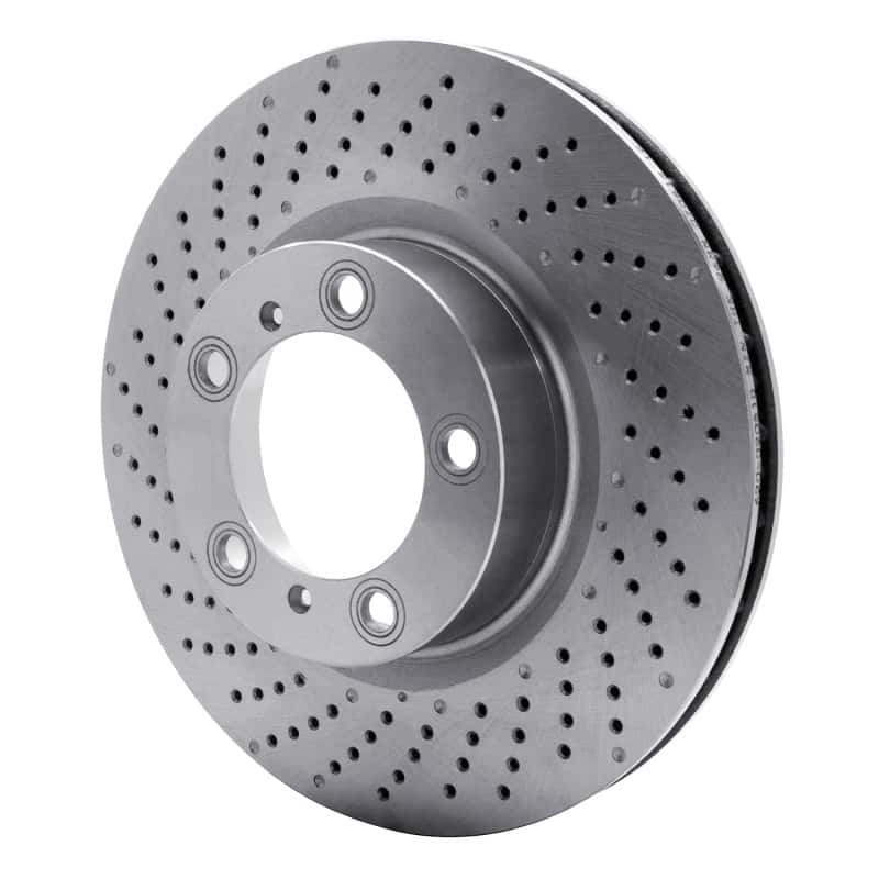 DFC — DFC 09-23 Porsche 718 Boxster Left Front Drilled Brake Rotor
DFC Brake Rotor - view 2