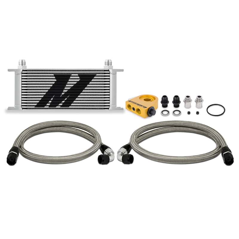 Mishimoto — Mishimoto Universal Thermostatic Oil Cooler Kit 16-Row Silver
Uni. Oil Cooler Kit - view 1