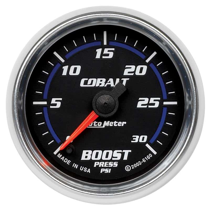 AutoMeter — Autometer Cobalt 52mm 0-30 PSI Full Sweep Electronic Boost Gauge
GA 2" BST 30 STPR CB - view 2