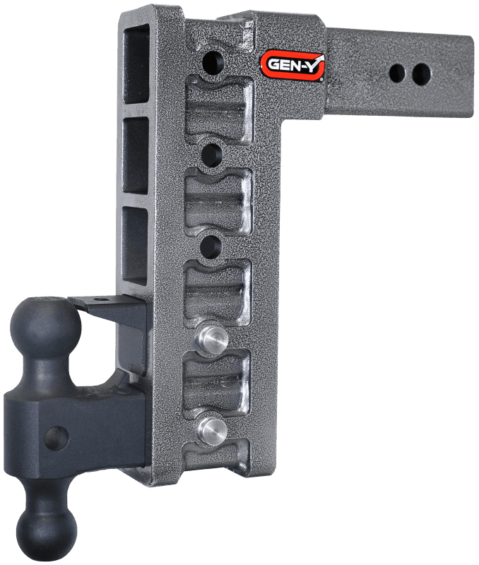 GEN-Y Hitch — Gen-Y Mega Duty 3in Shank 12in Drop 3.5K TW 32K Hitch w/GH-0161 Dual-Ball/GH-0162 Pintle Lock
Drop Hitch - view 2