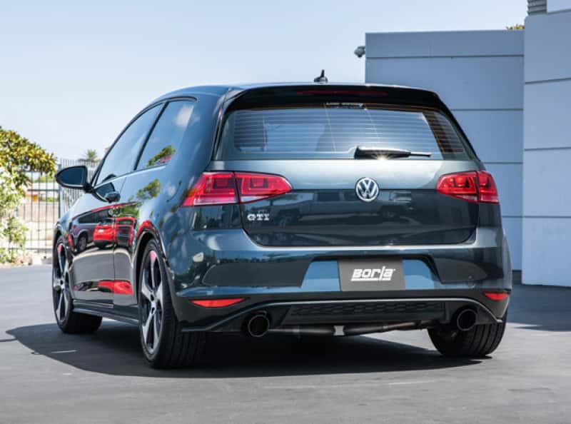 Borla — Borla 15-17 Volkswagen GTI (MK7) 2.0T AT/MT SS S-Type Catback Exhaust w/Black Chrome Tips
Cat-Back™ - view 3