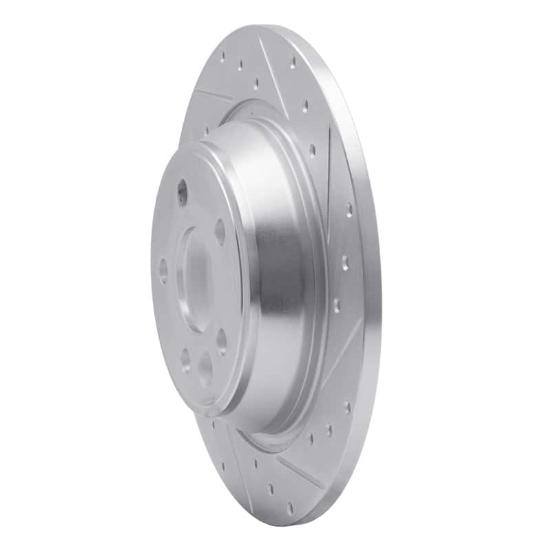 R1 Concepts — R1 09-15 Ford Focus RS (Mexico) Rear Right Drilled & Slotted Silver Brake Rotor
R1 Brake Rotor Drill - view 2