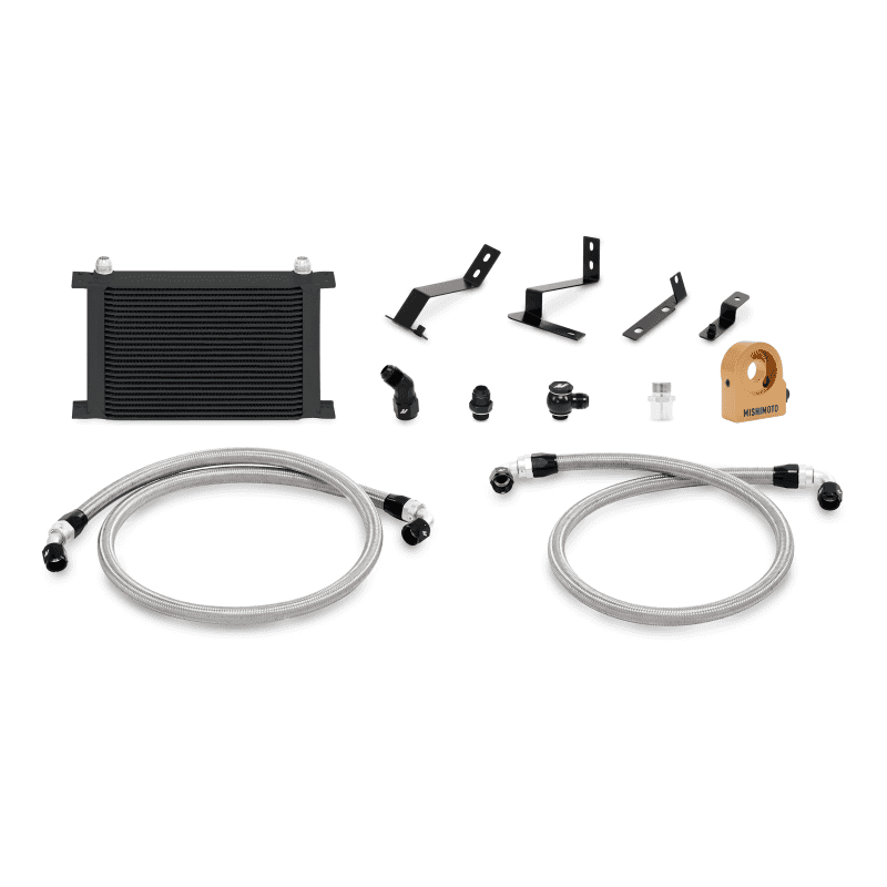 Mishimoto — Mishimoto 2016+ Chevy Camaro Oil Cooler Kit w/ Thermostat - Black - view 2