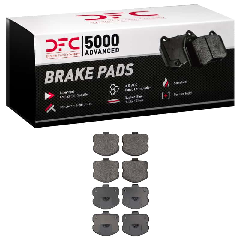 DFC — DFC 06-13 Chevrolet Corvette Rear 5000 Advanced Low Metallic Brake Pads
DFC Brake Pad Set - view 4