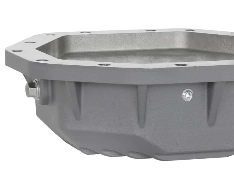 aFe — aFe Power Street Ser Rear Diff Cover Raw w/Mach Fin 2017 Ford Diesel Trucks V8-6.7L(td) Dana M275-14
Differential Cover - view 5