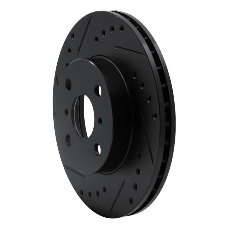 R1 Concepts — R1 93-02 Chevrolet Prizm Front Left Drilled & Slotted Black Brake Rotor
R1 Brake Rotor Drill - view 2