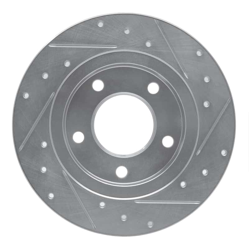 R1 Concepts — R1 93-03 Ford Probe Rear Left Drilled & Slotted Silver Brake Rotor
R1 Brake Rotor Drill - view 5