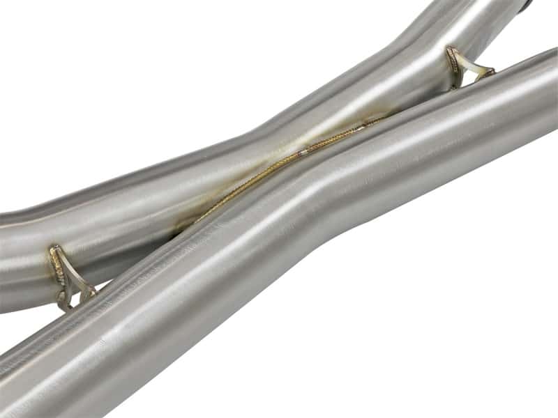 aFe — aFe MACH Force-Xp 3.5in. 304 SS C/B Exhaust System 15-18 BMW X5 M (F85) V8-4.4L (tt) - Black Tip
Cat-Back Exhaust - view 3